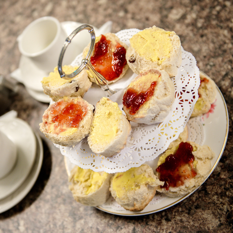 Scones with Jam and Cream